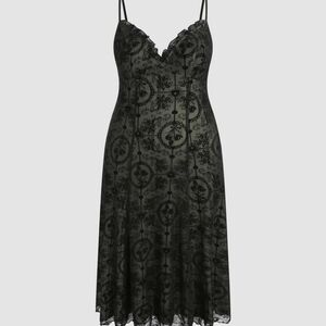 Elegant Black Lace Dress